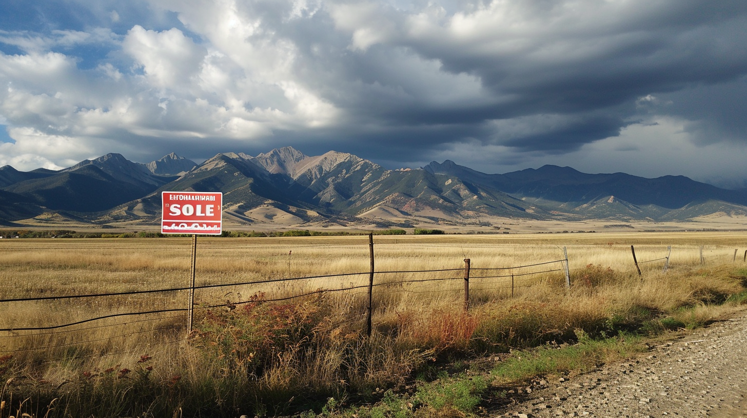 4. Image of raw farm land with mountains