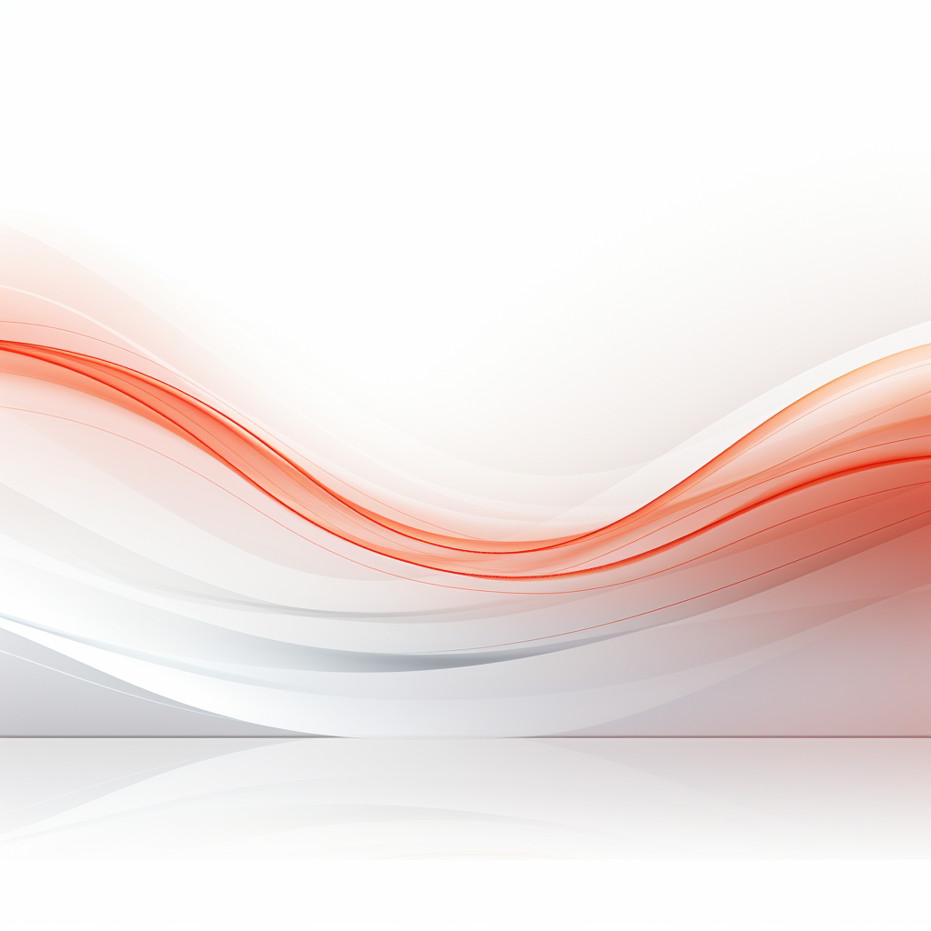 4. Curved lines graphic on white background.