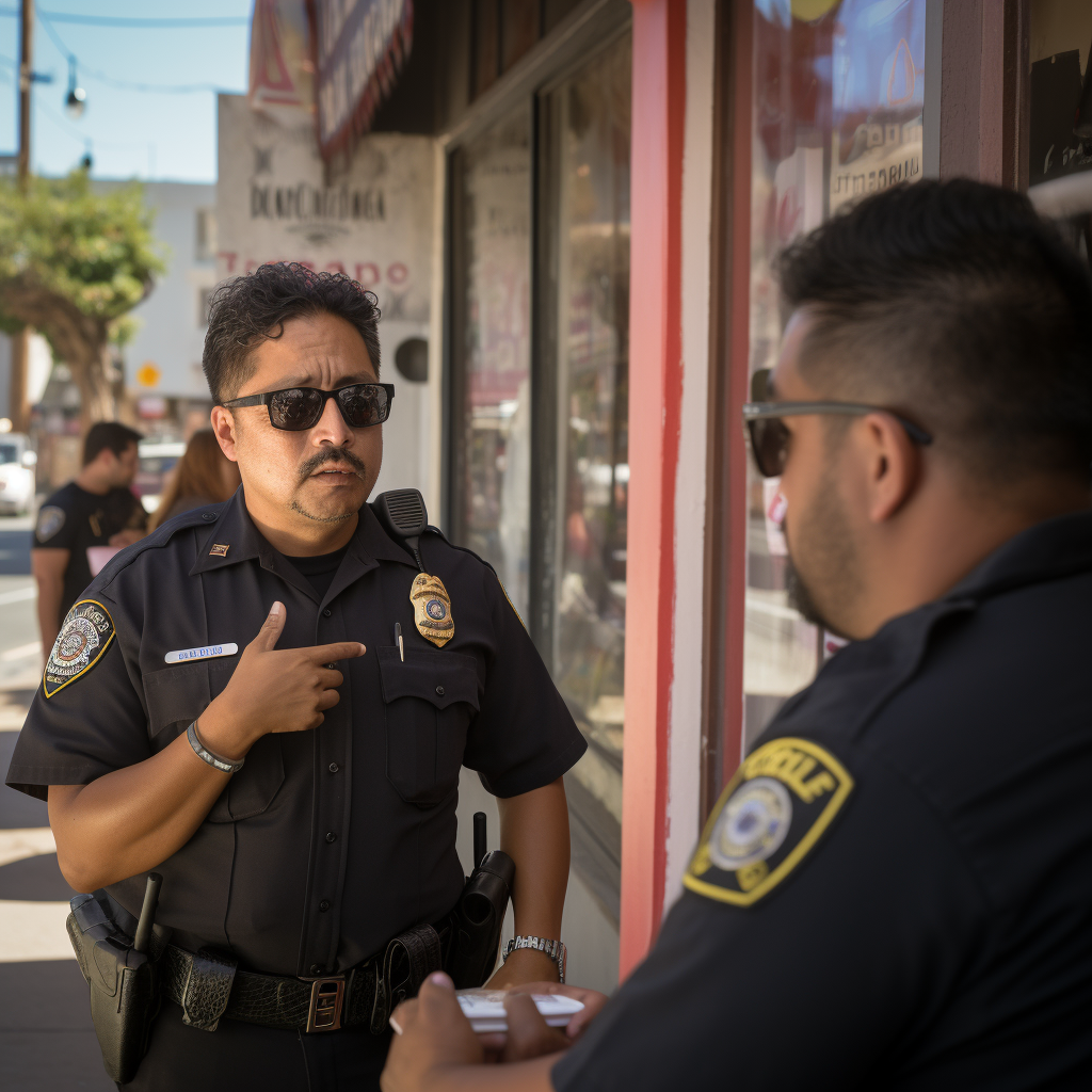 4. Small business owner being raided by immigration police