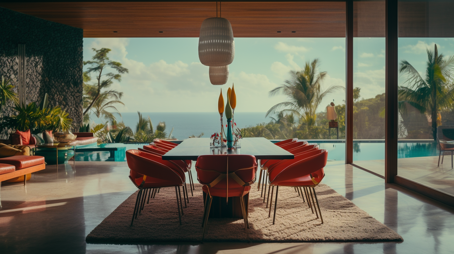 4. Stunning Dining Room Interior Design Image