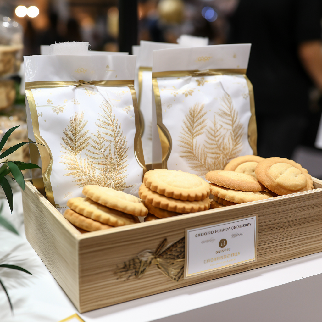 4. Delicate and Sophisticated White Filled Biscuits