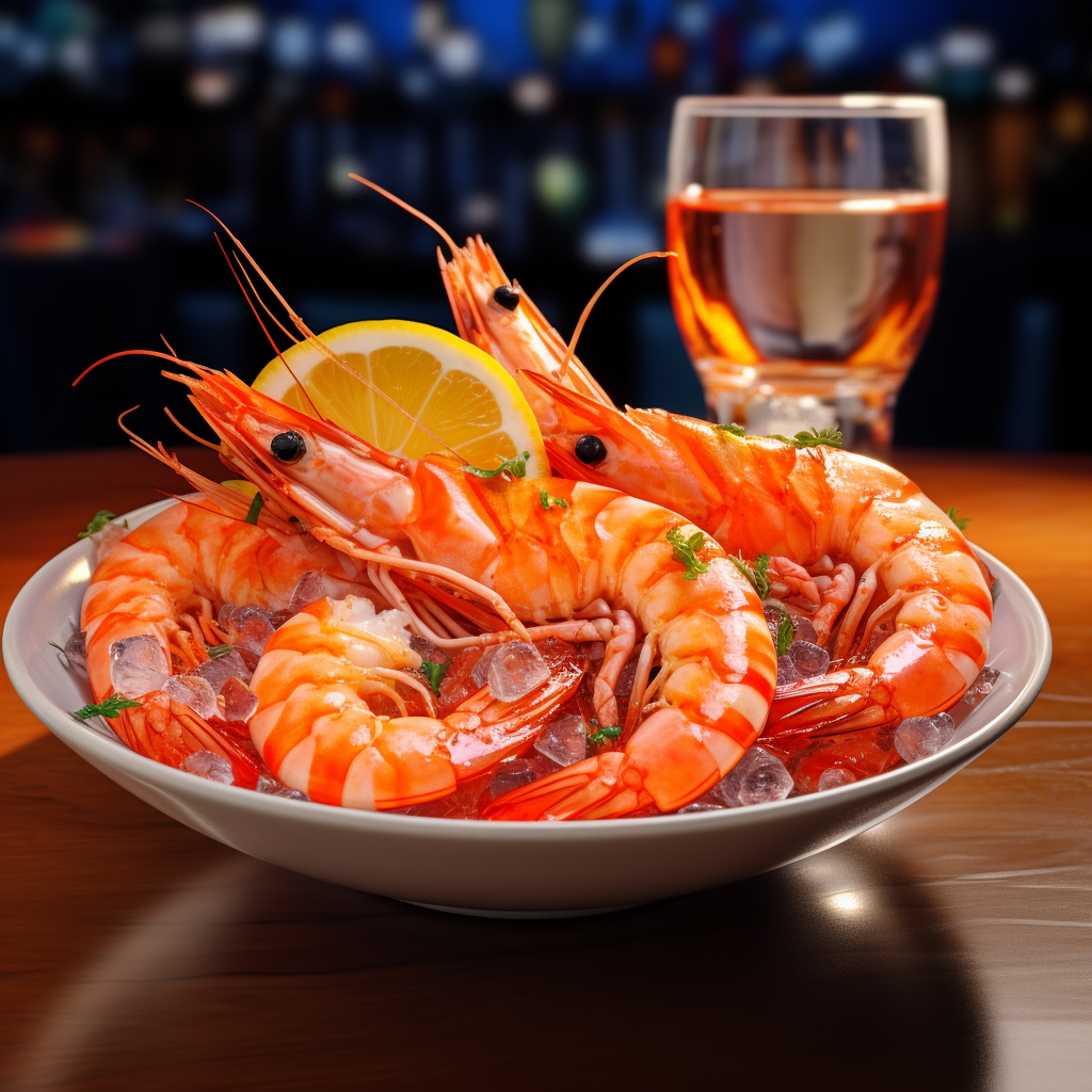 4. Succulent jumbo shrimp cocktail image