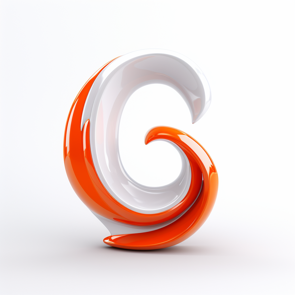 4. Abstract logo design with lowercase  G