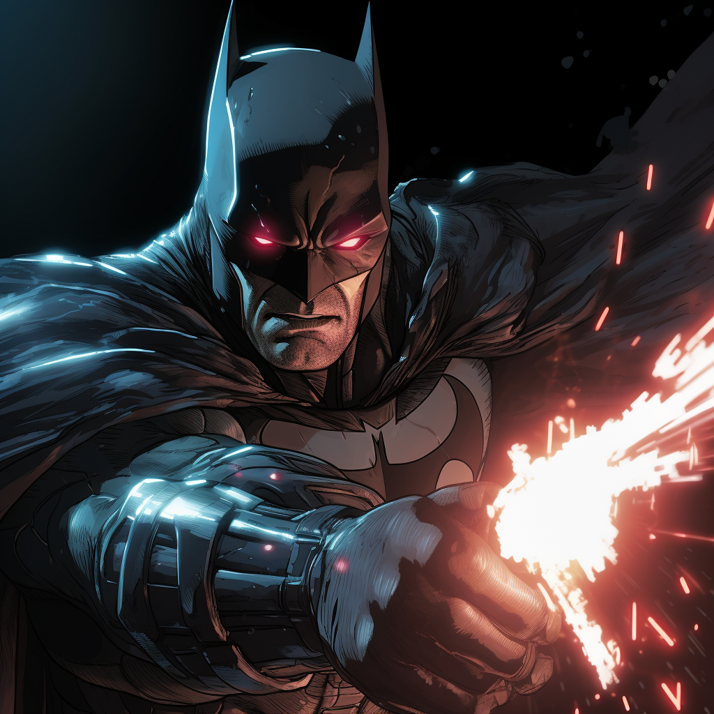 Batman with BatPO Laser