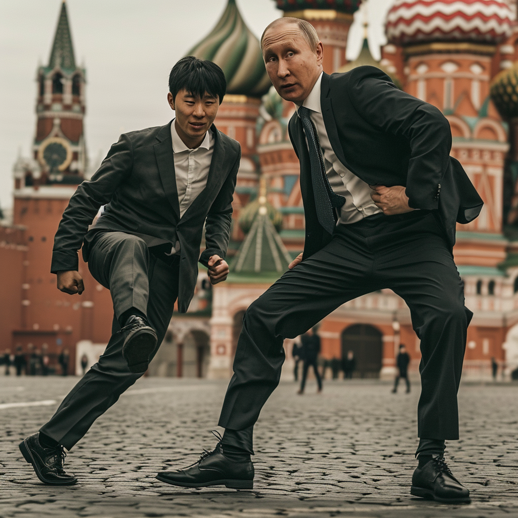 4. Action-packed moment of Son Heung-min kicking Putin ?