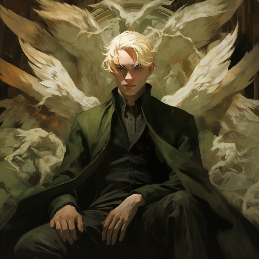 Draco Malfoy as Fallen Angel