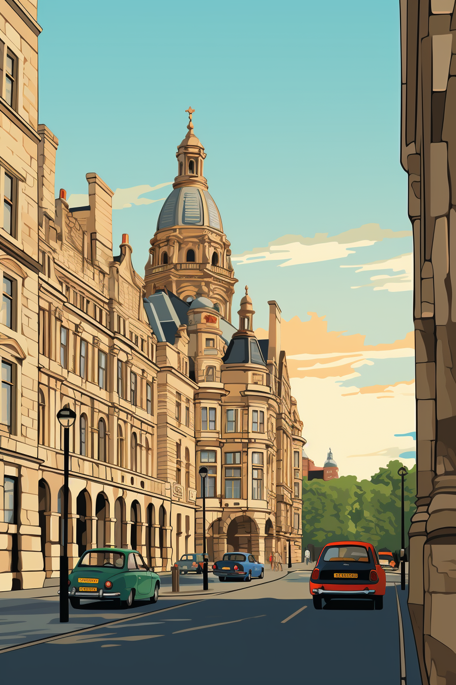 4. Stunning Vector Art of Hanover City