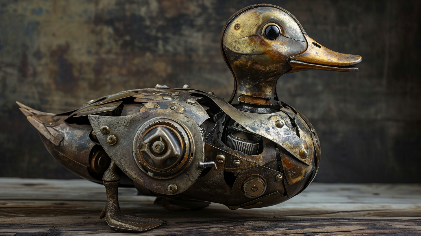 4.  Ingenious mechanical duck created by Jacques de Vaucanson