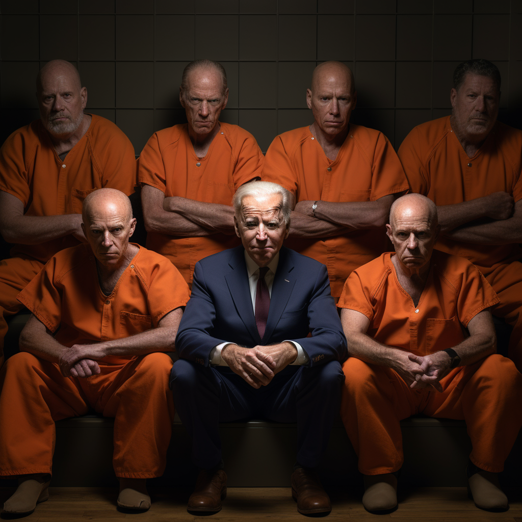 4.  Joe Biden in criminal lineup