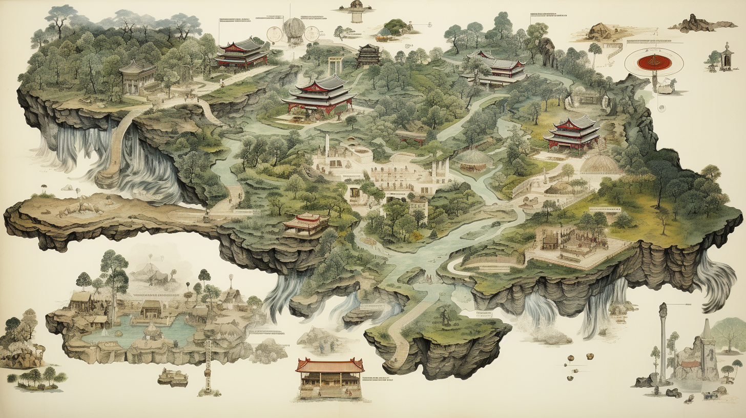 4. Detailed and Informative Mineral Show Floor Map Infographic