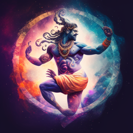 4. Image of Personal Shiva Dancing Rainbow