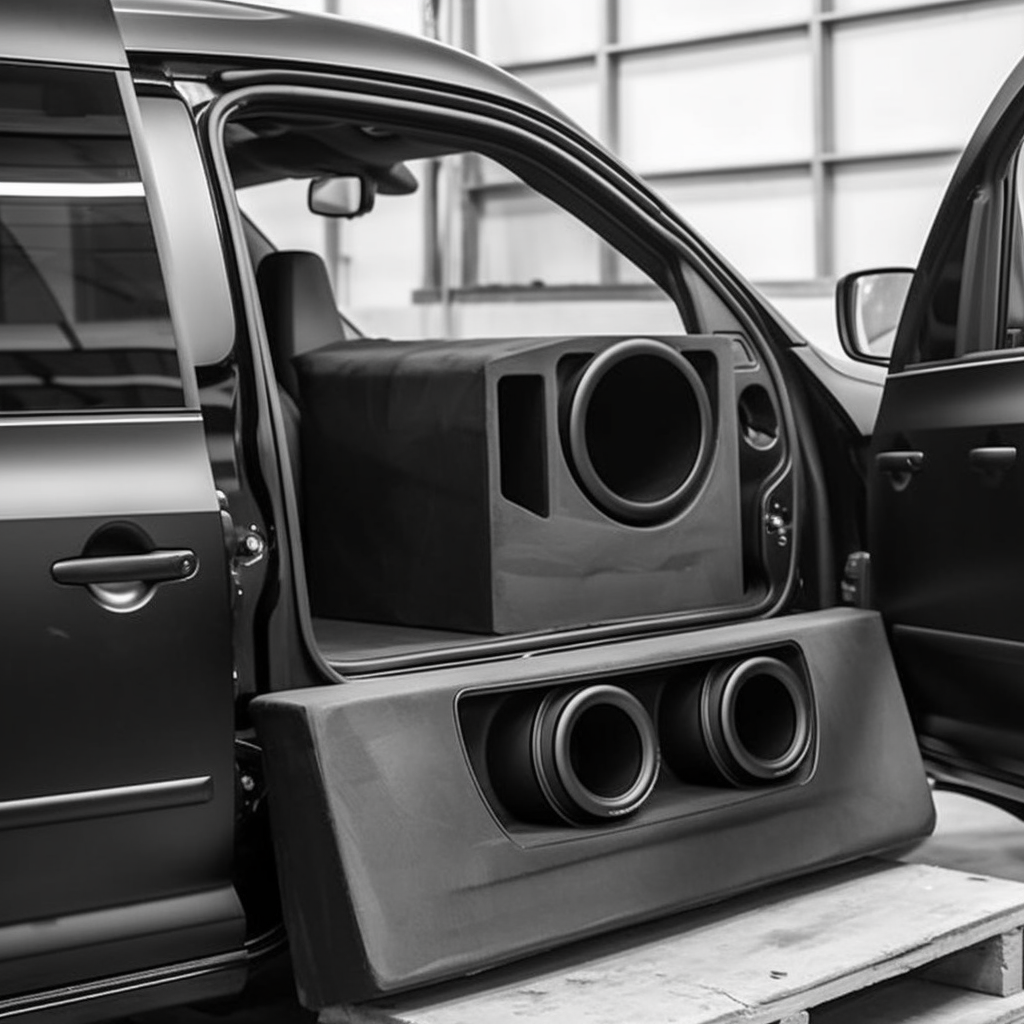 4. Speaker pod design for VW Caddy