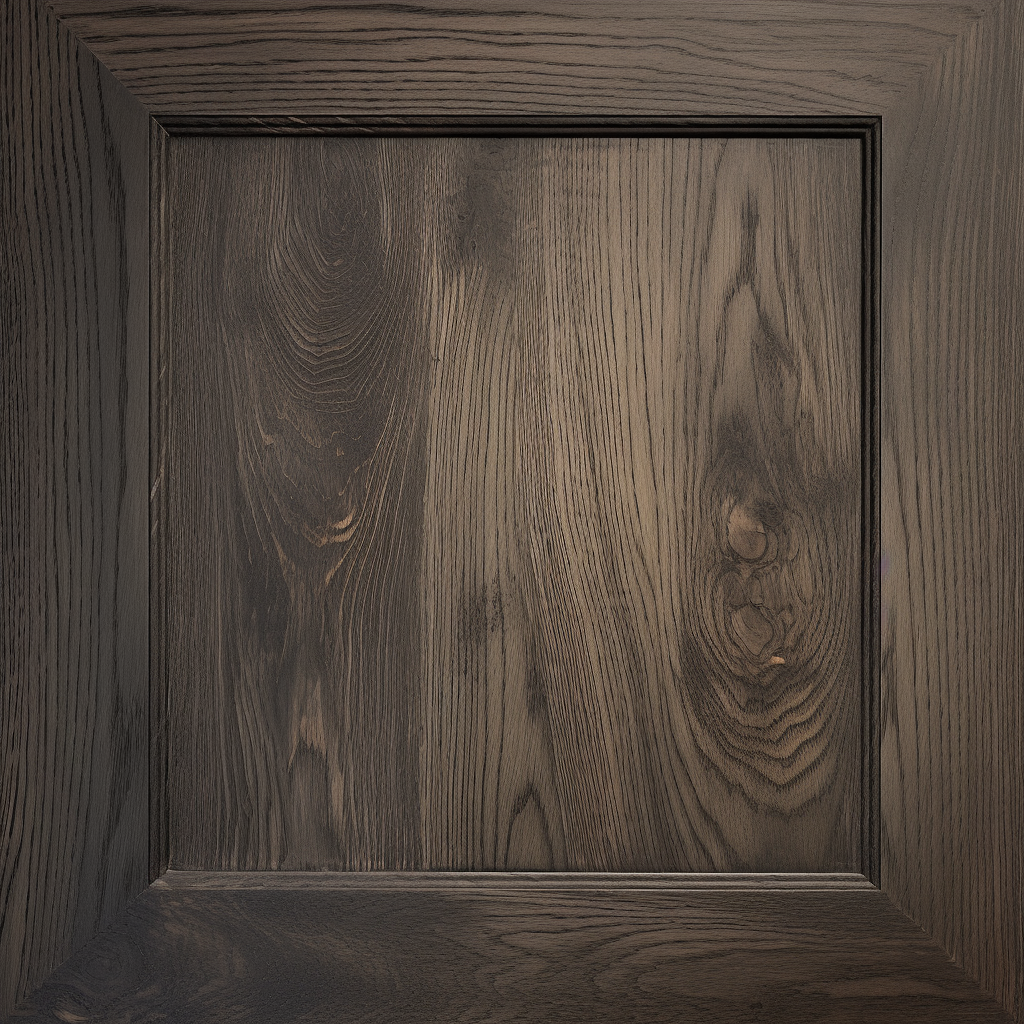 4. Beautiful wood door with fumed Smokey stain.