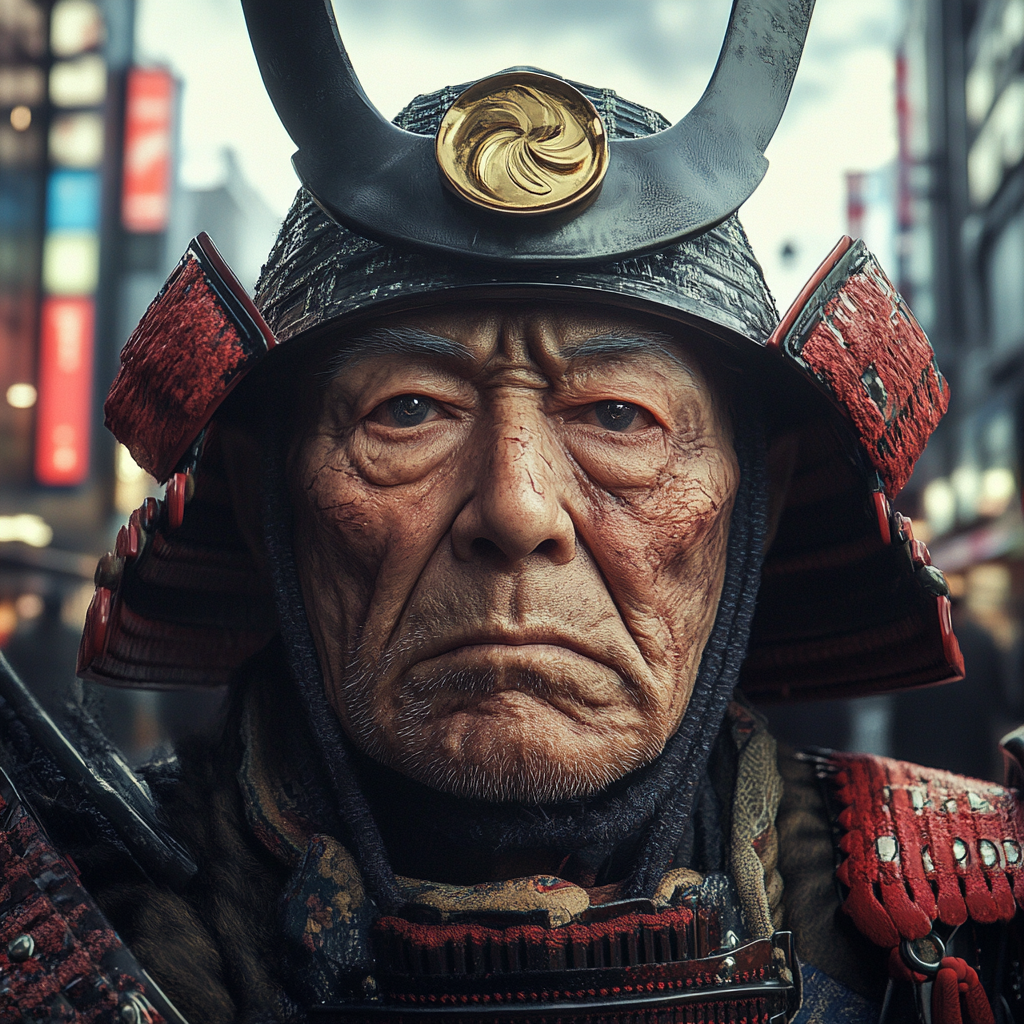 120-year-old samurai navigating modern Japan after coma.