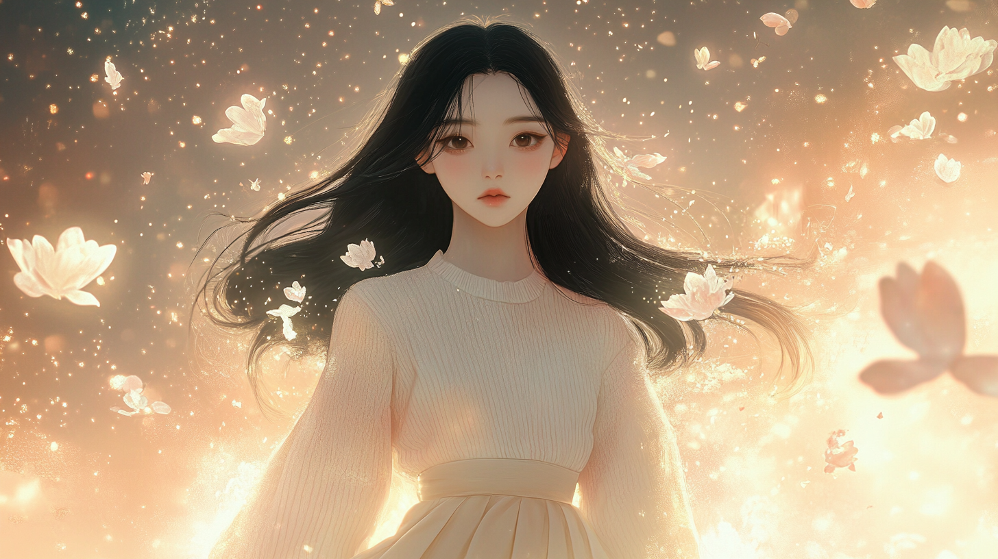 15-year-old Korean Girl Bodhisattva in Healing Dream