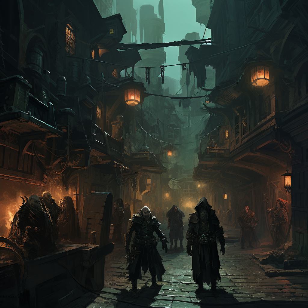 Mysterious shadowrun in 17th century horror