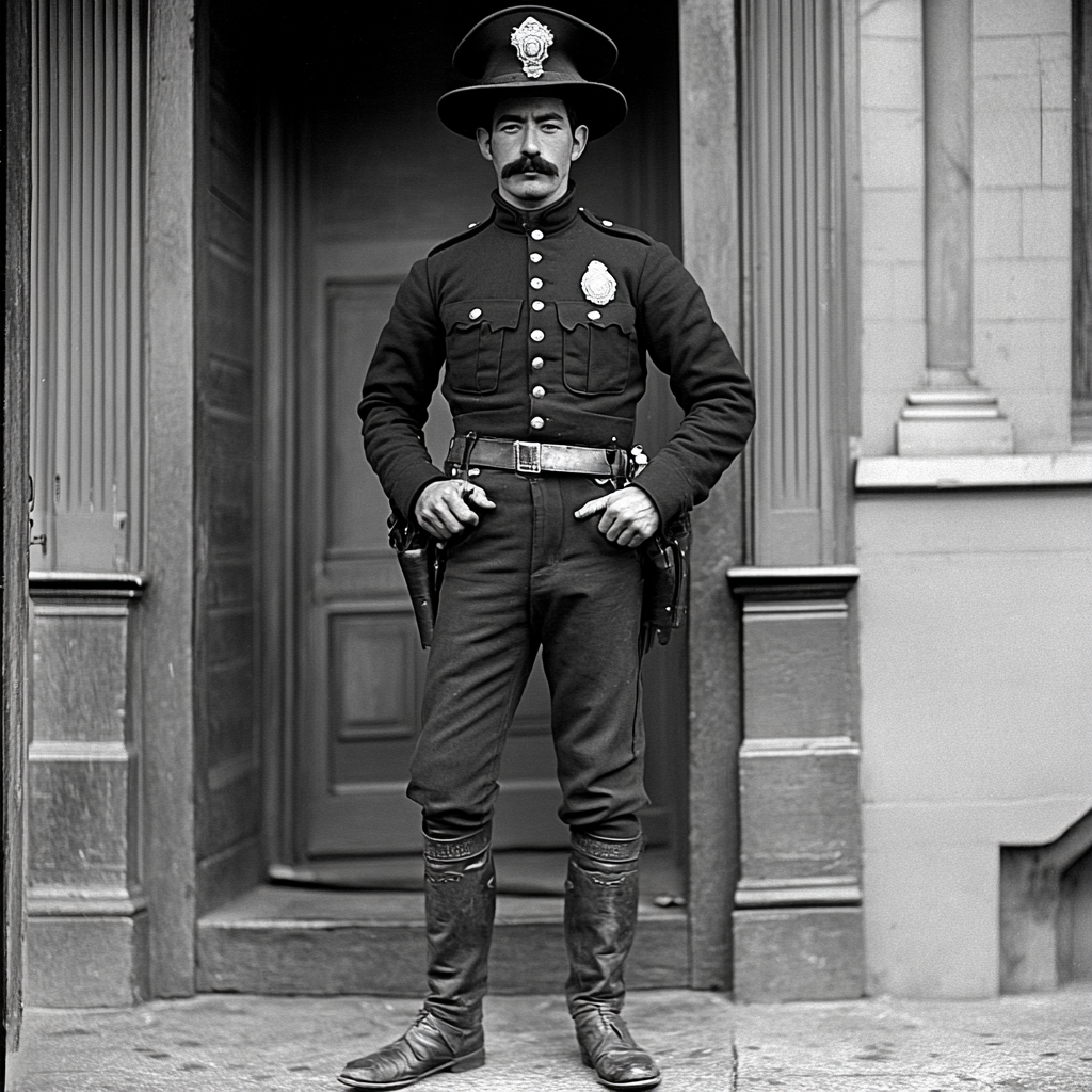 1870 San Francisco Police Officer Fashion Portrait