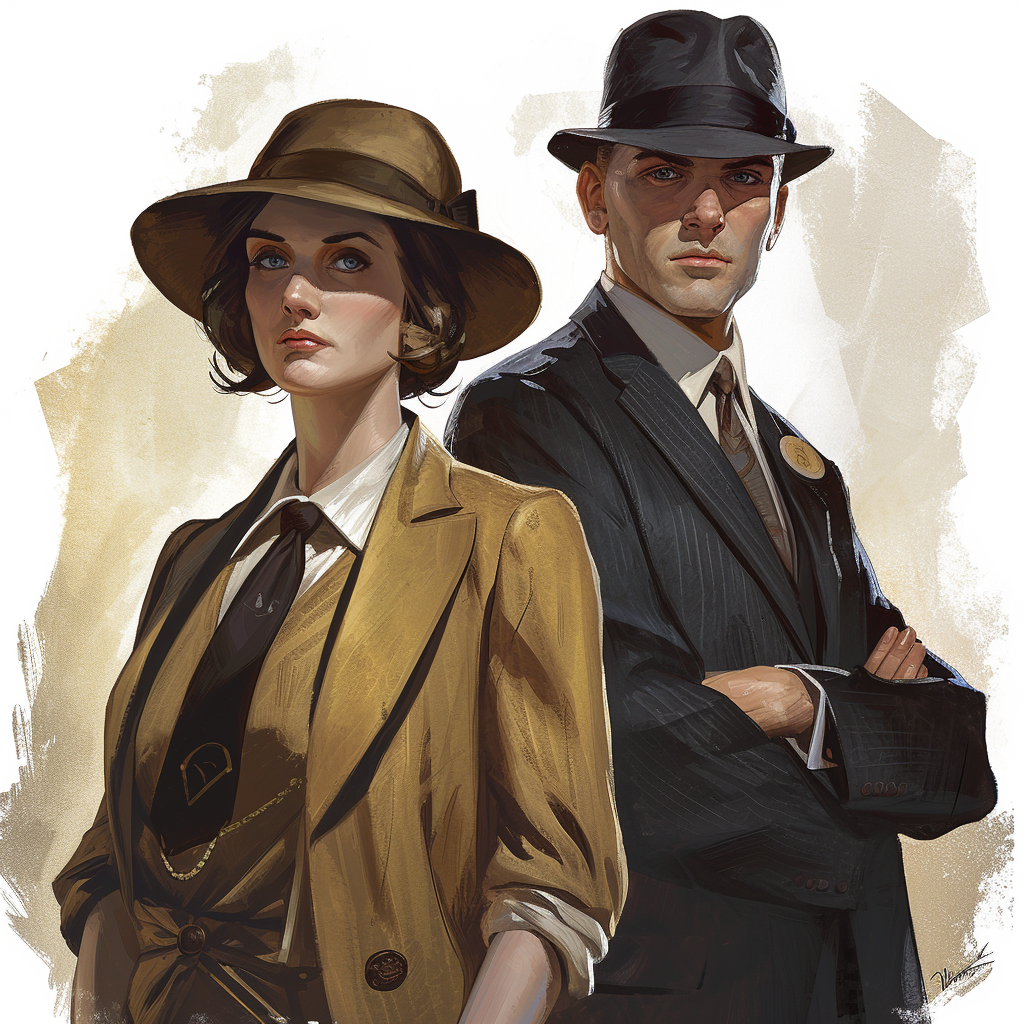 1920s bureau agents in Call of Cthulhu game