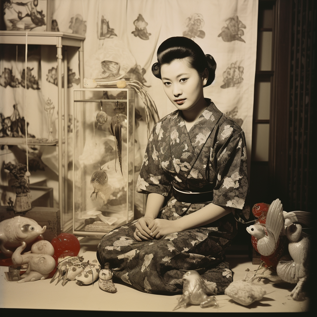 Mysterious 1950s Rokurokubi Photograph