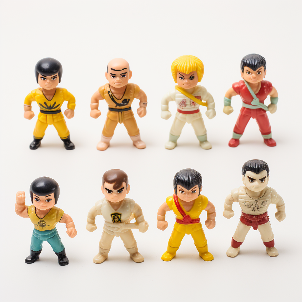 1960s small Japanese bootleg toy fighters, injection molded plastic.