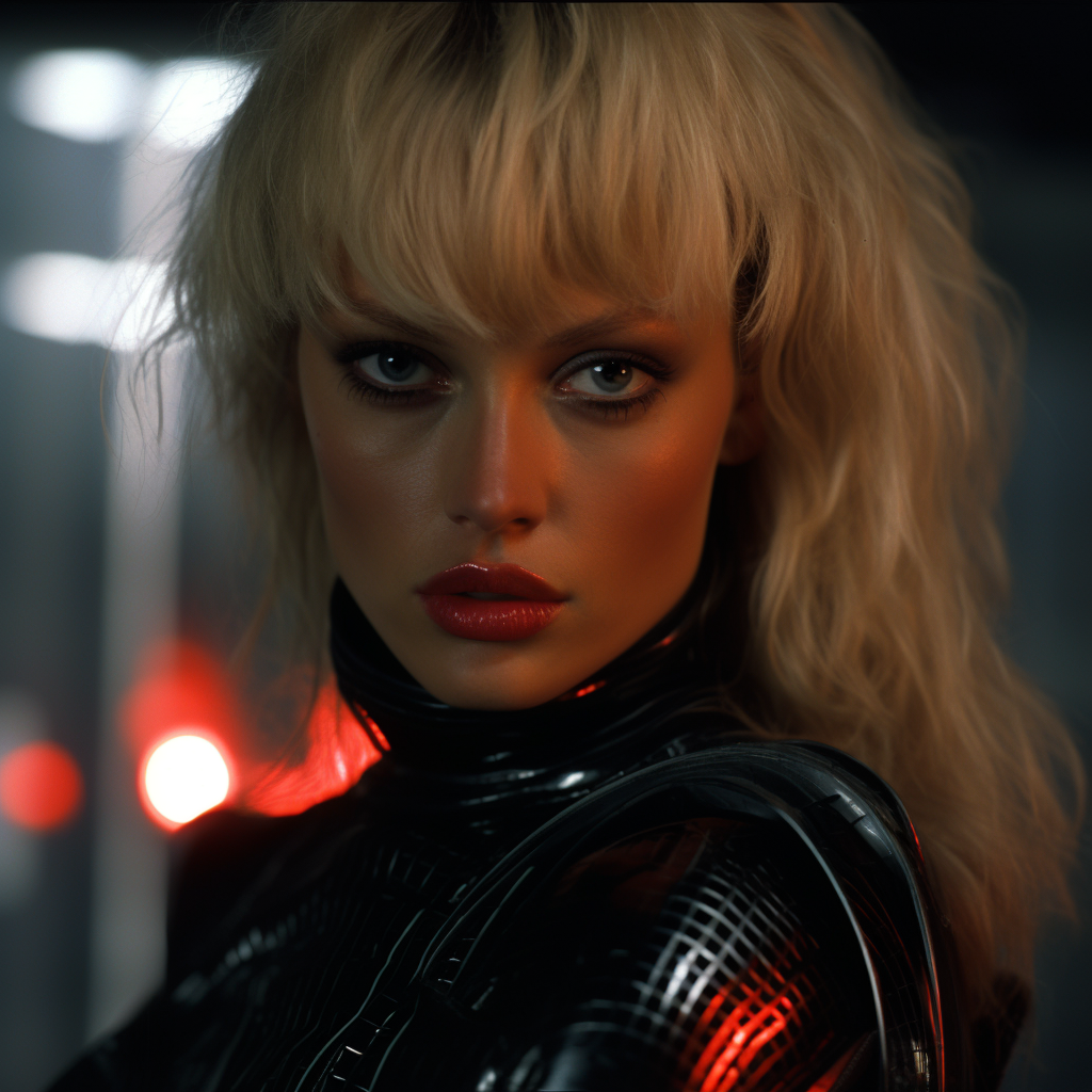 Pamela Anderson in 1980s action movie