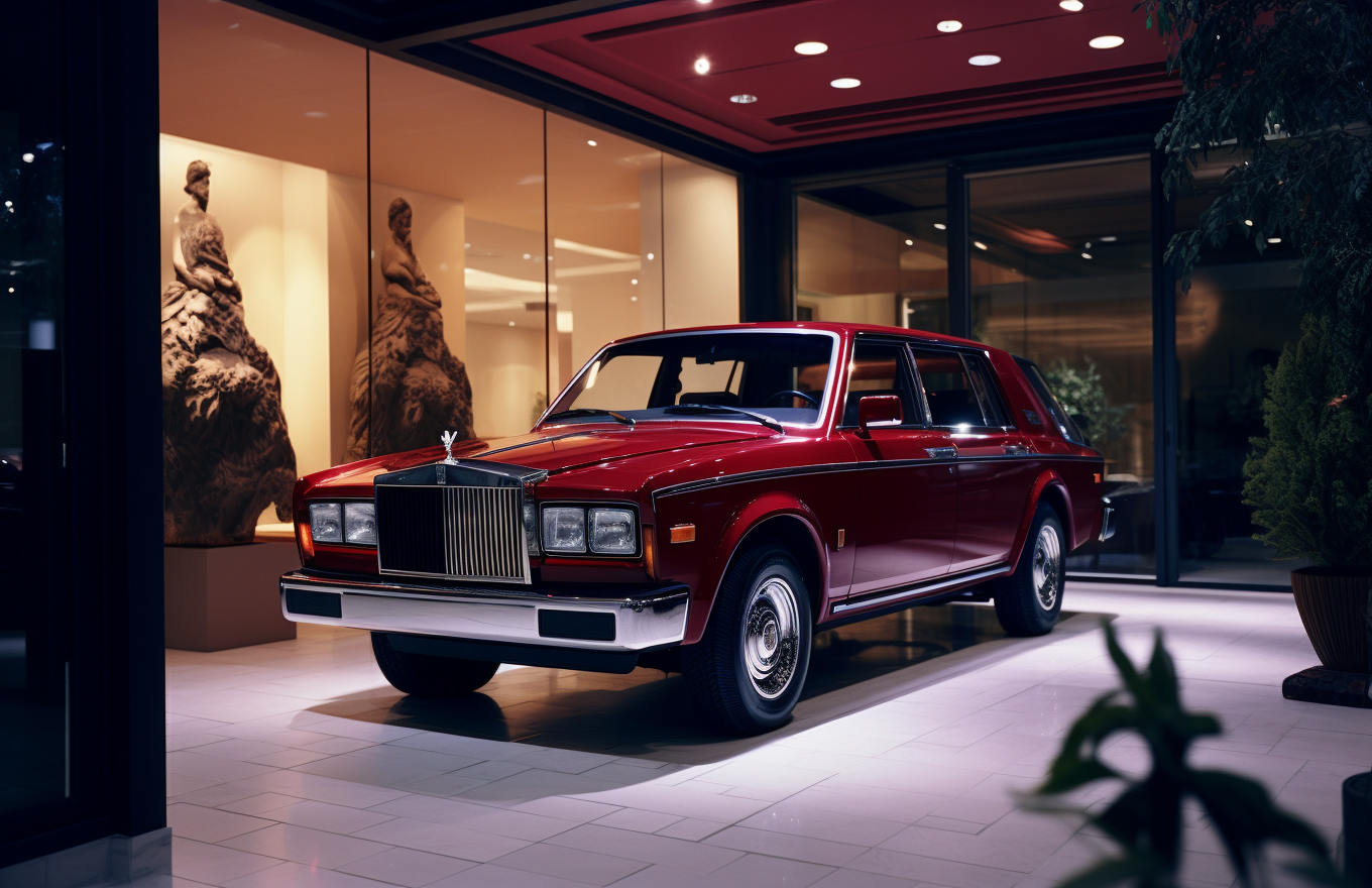 Burgandy Red 1981 Rolls Royce Cullinan SUV