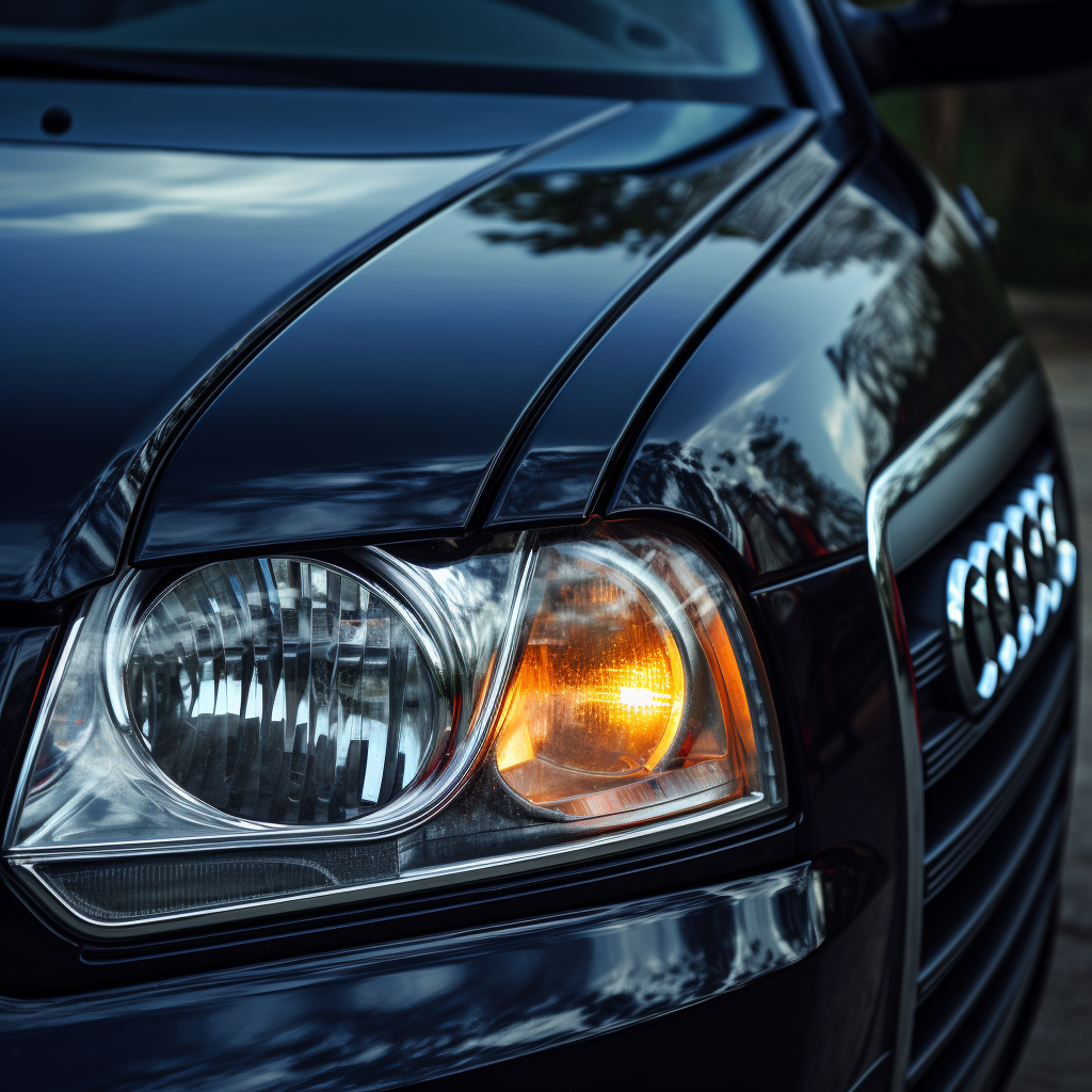 Headlight for 1997 Audi A4: Clear and Simple Design  ?