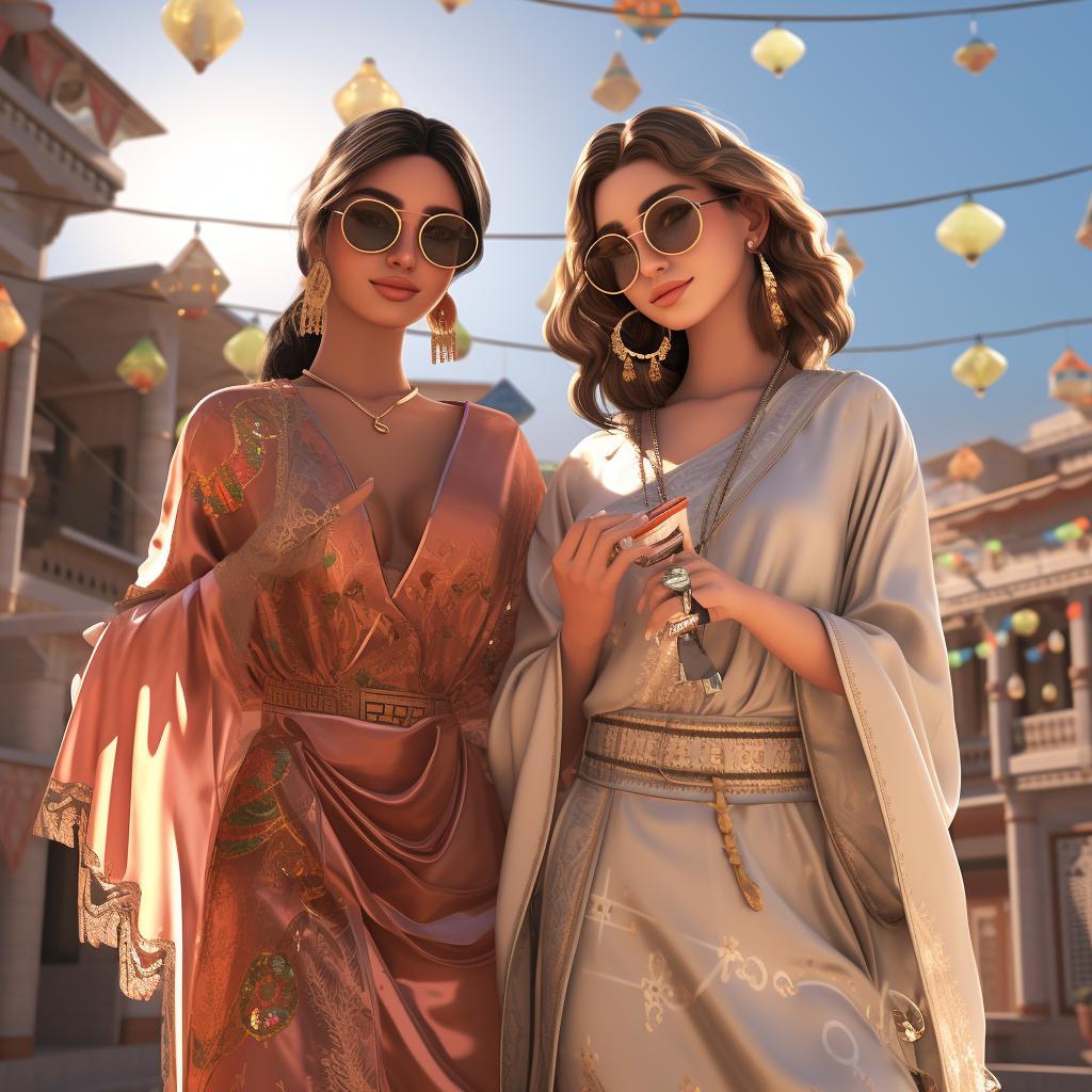 Pakistani fashion influencer game characters