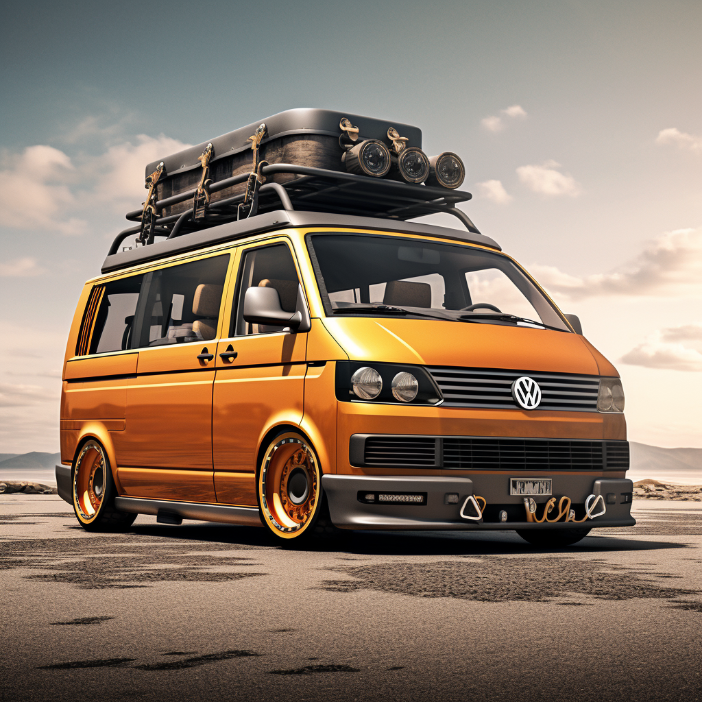 2001 VW Transporter in action