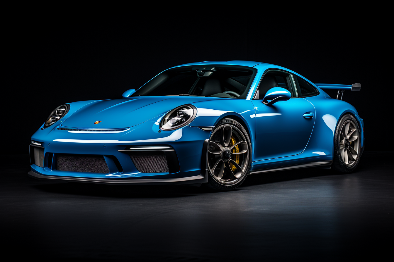 Blue Black 2023 Porsche GT3