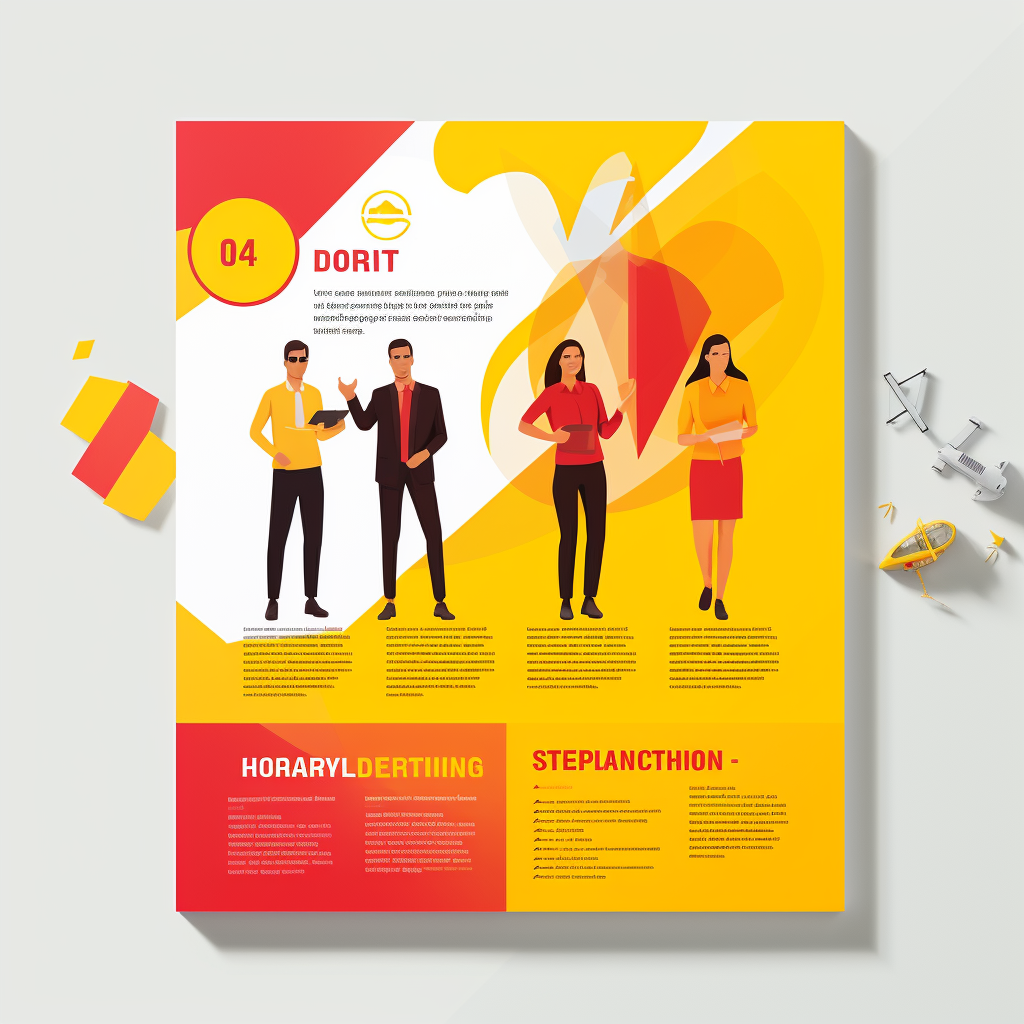 DHL Company 2024 Strategy Poster