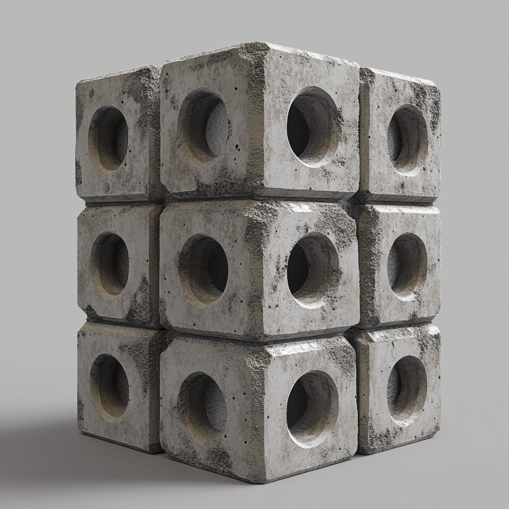 3D Printed Concrete Lego Blocks for Sustainable Architecture 