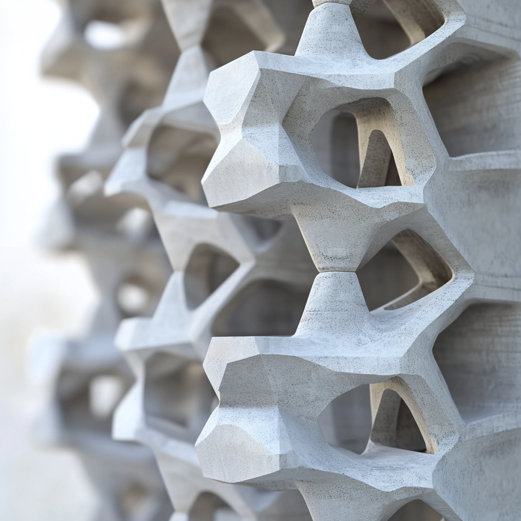 3D Printed Sustainable Seagrassum Lego Facade Component