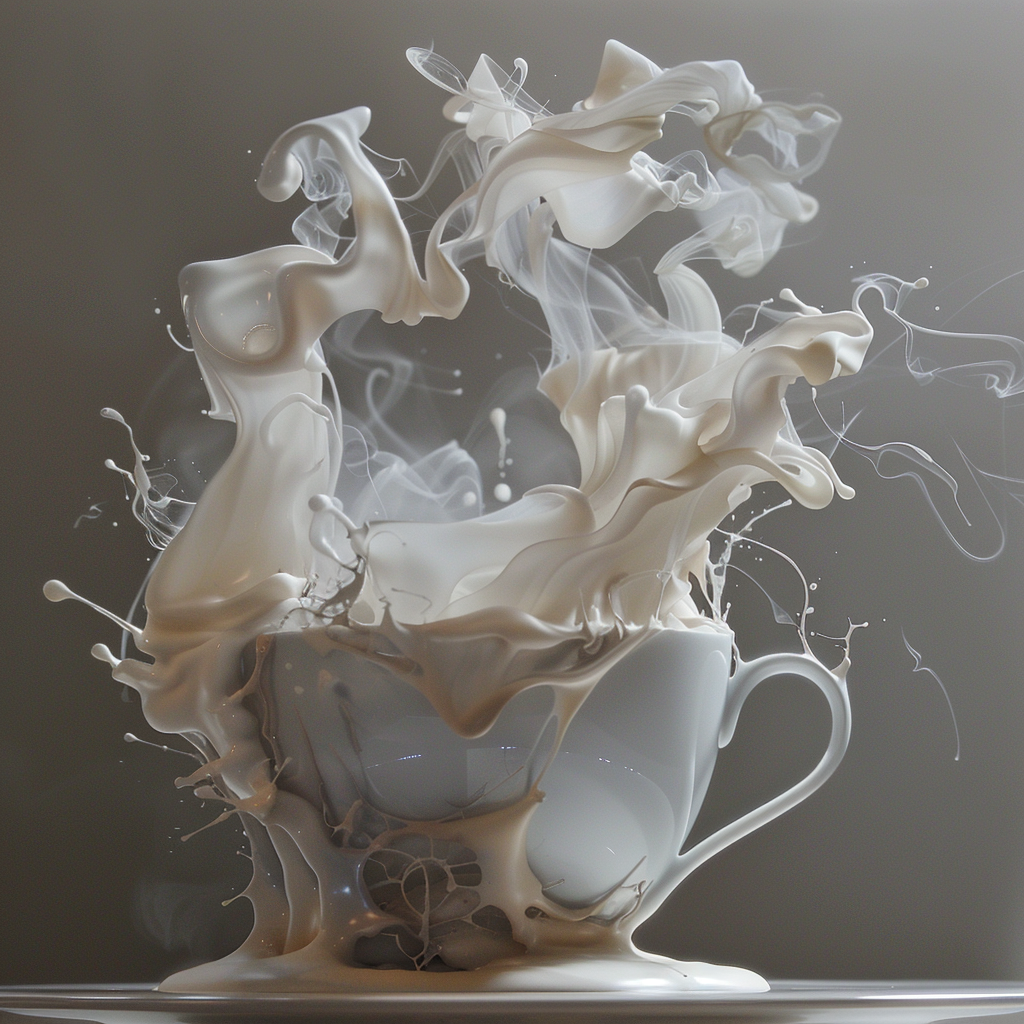 3D Coffee Cup Painting