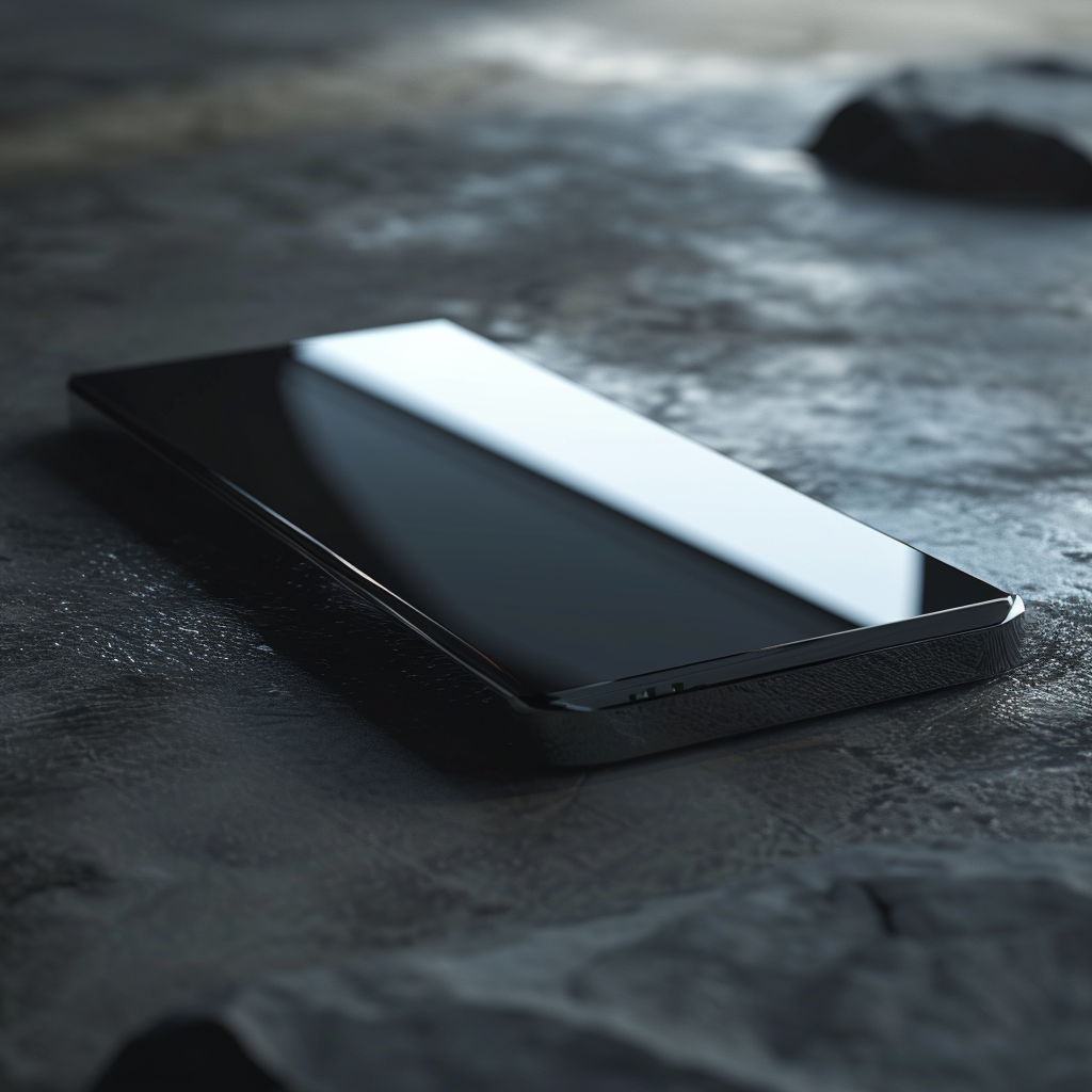 Mockup of 3D Industrial Design Phone