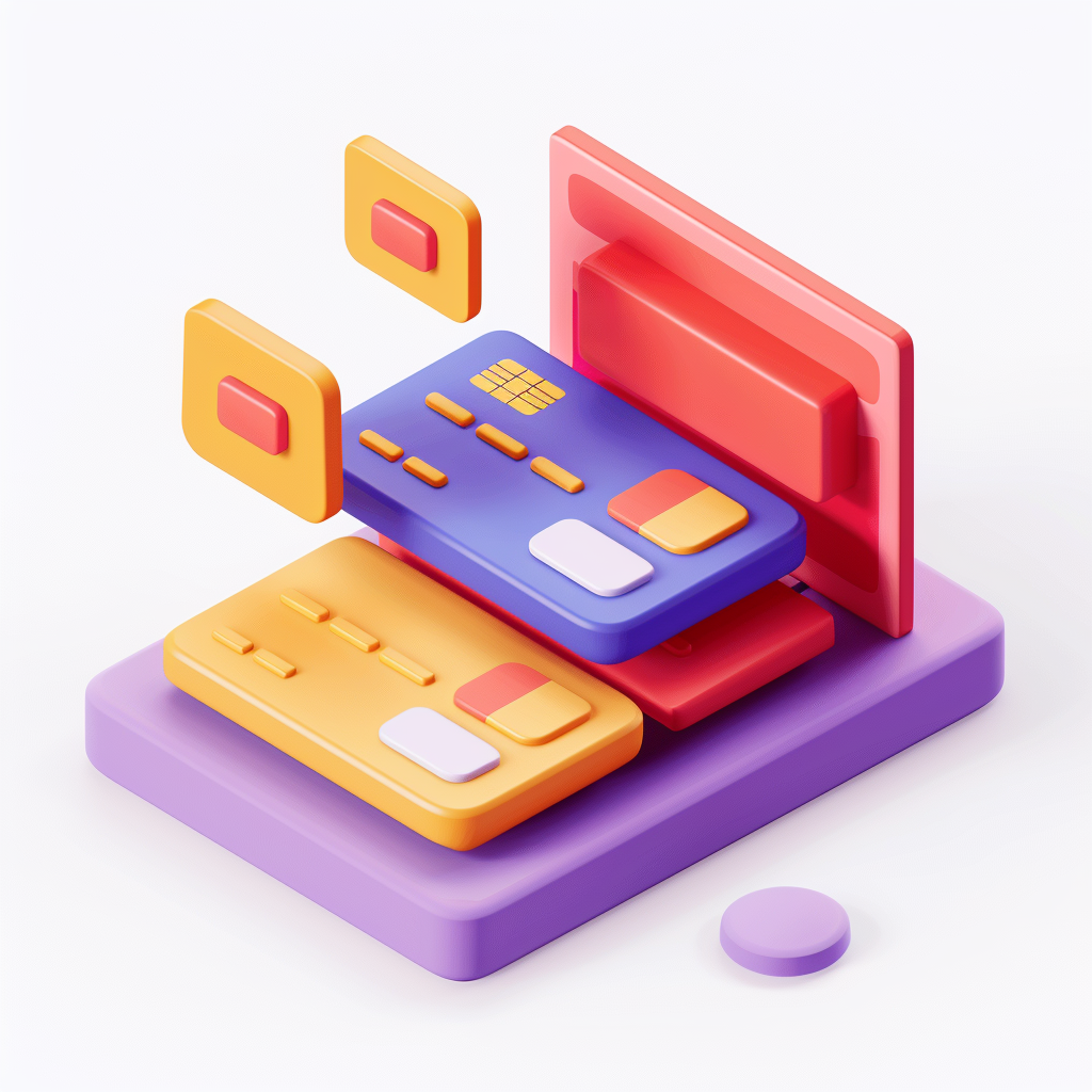 Isometric coupons icon on white