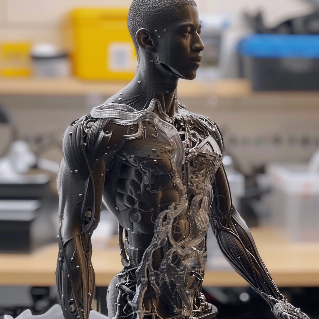 3D Printer Man Picture