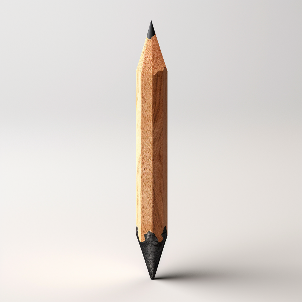 3D Rendered Pencil Image