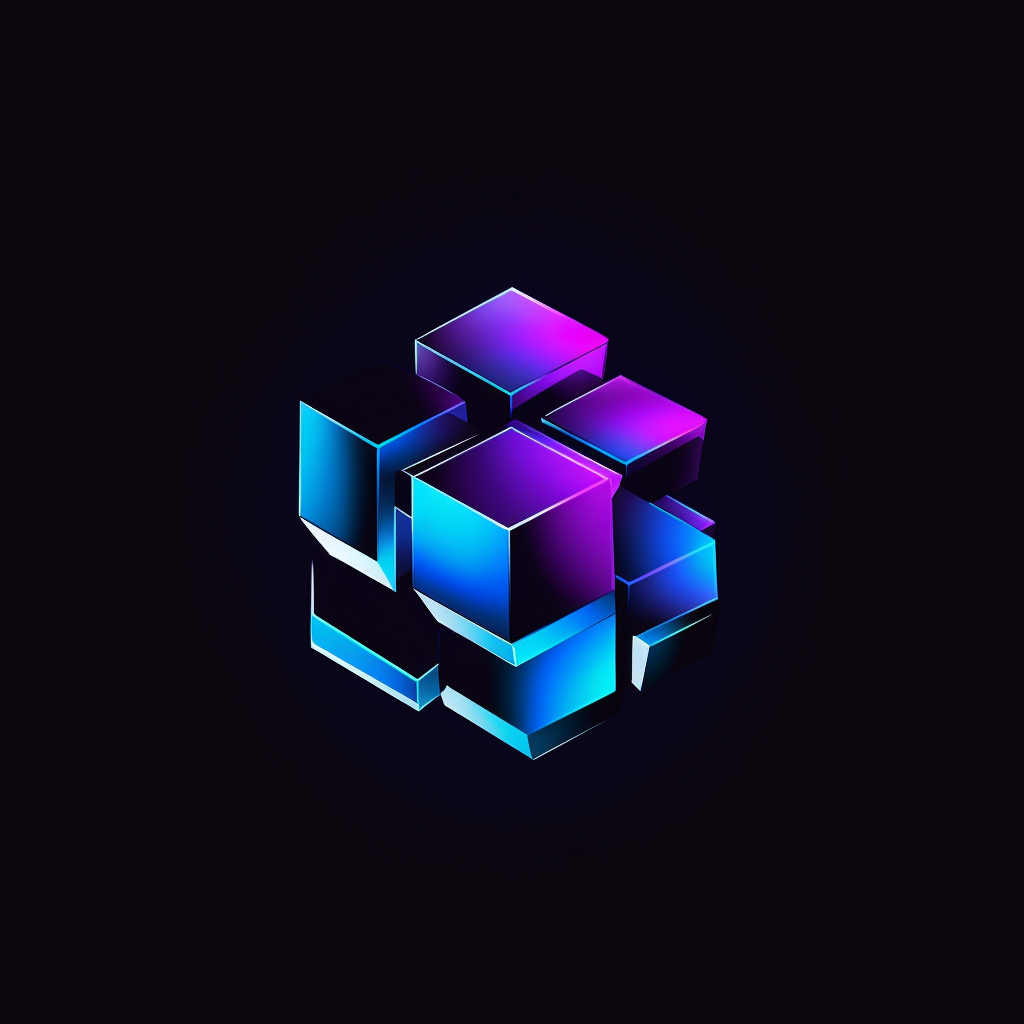 Unique 3D Technology Logo Design