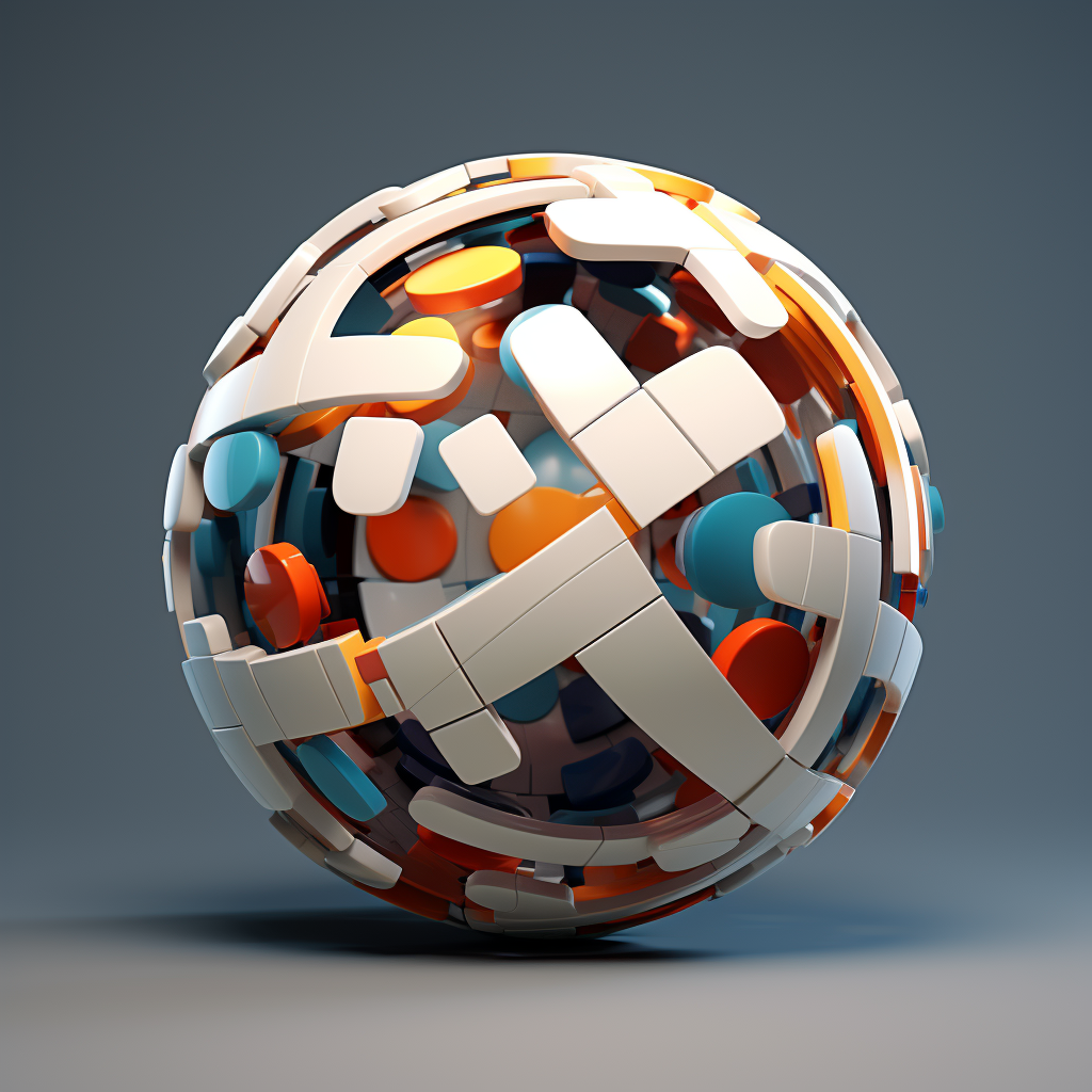 Modern 3D Sphere Logo Design