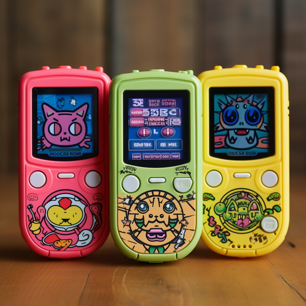 Colorful Tamagotchi Electronic Toy Image