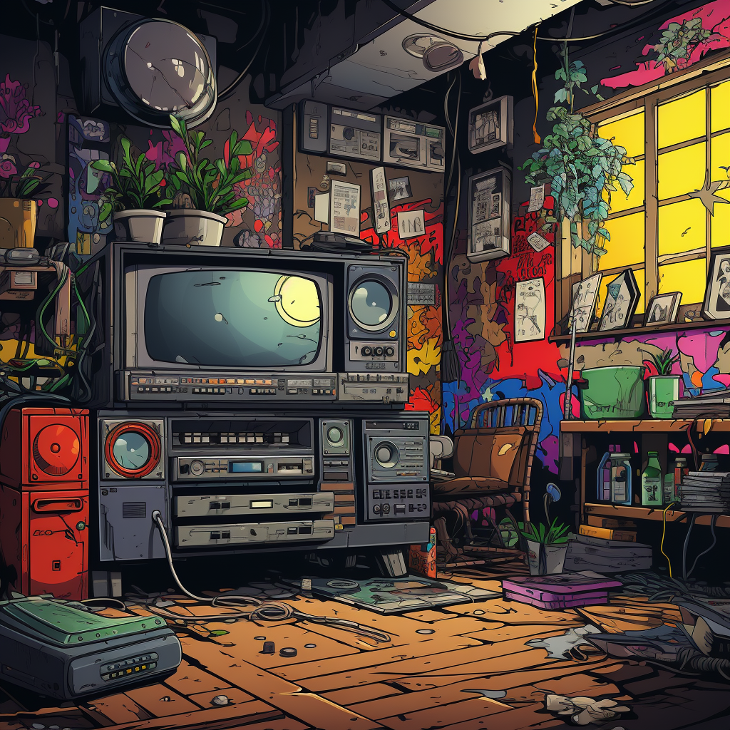 90s Internet HipHop Background