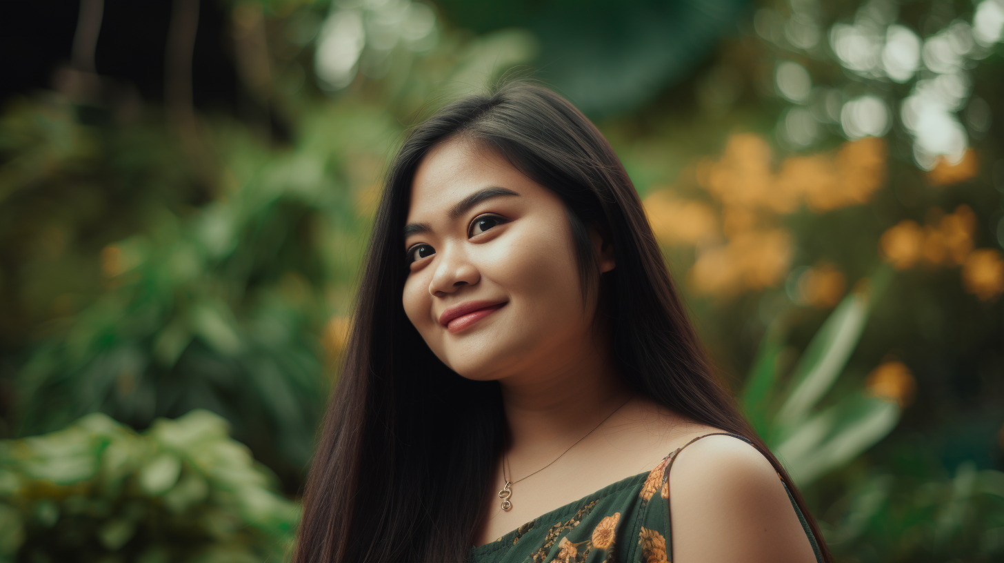 A Beautiful Filipino-Chinese Girl in Rizal Park