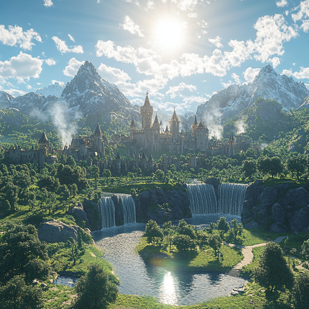 A Beautiful Medieval Kingdom in 3D