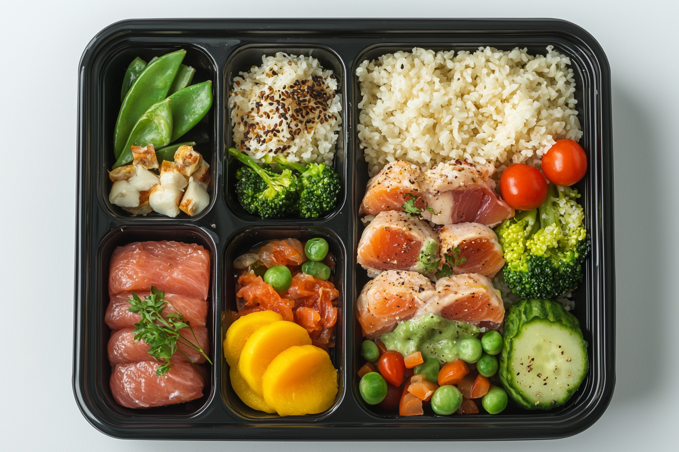 A Beautifully Arranged Healthy Meal Prep Image