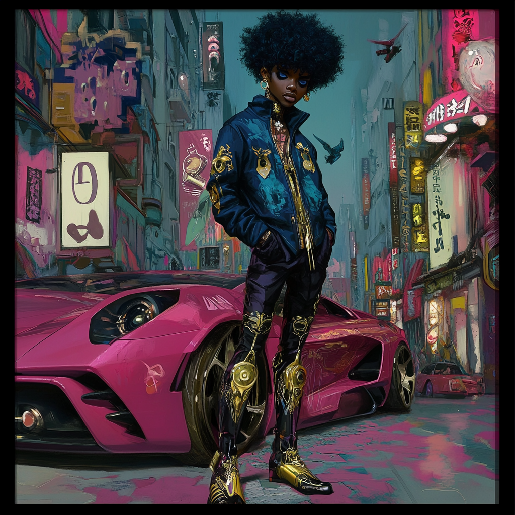 A Black Guy's Anime Style Hip Hop Album