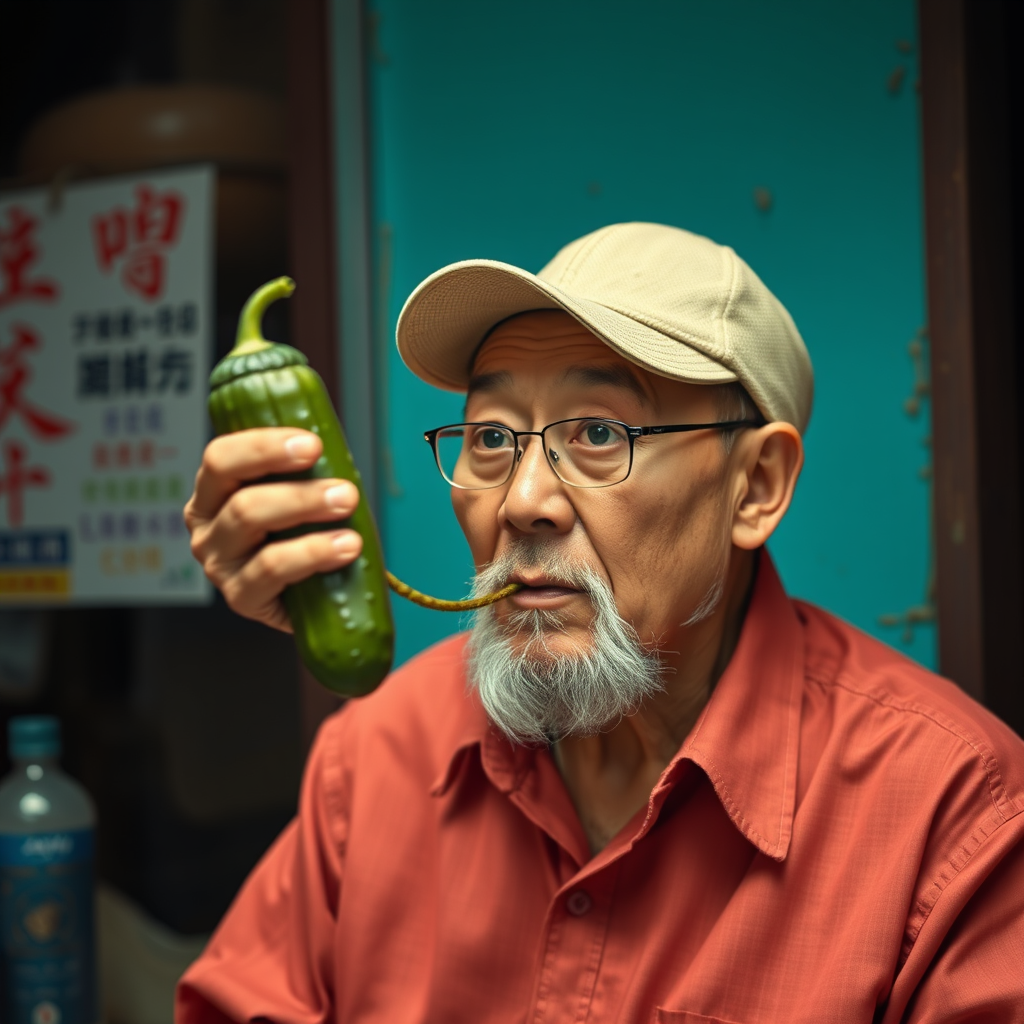 A Chinese Man Transformed into a Pickle