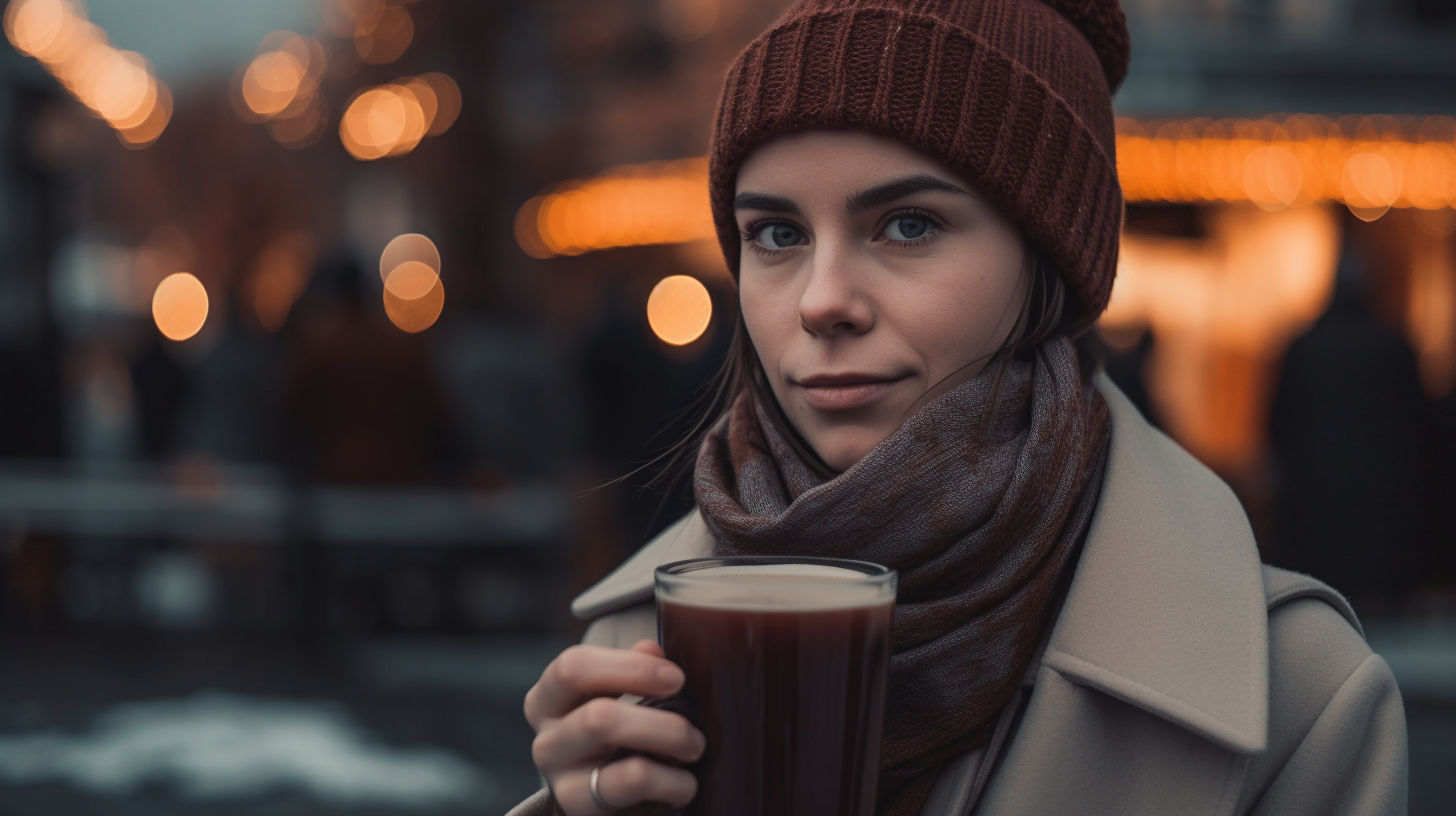 A Cinematic Winter Photo Shoot with Gluhwein