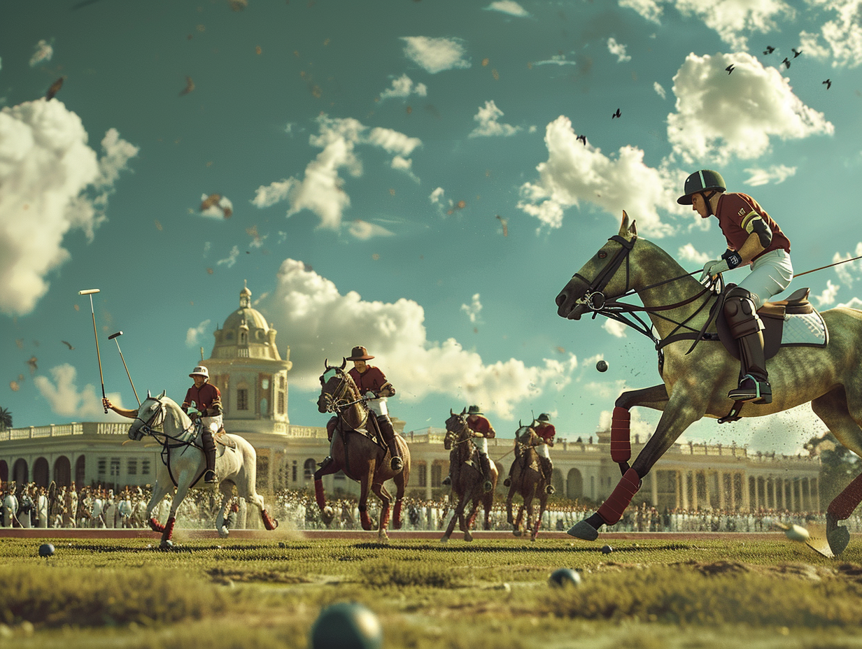 A Close Polo Game Captured in Stunning Detail