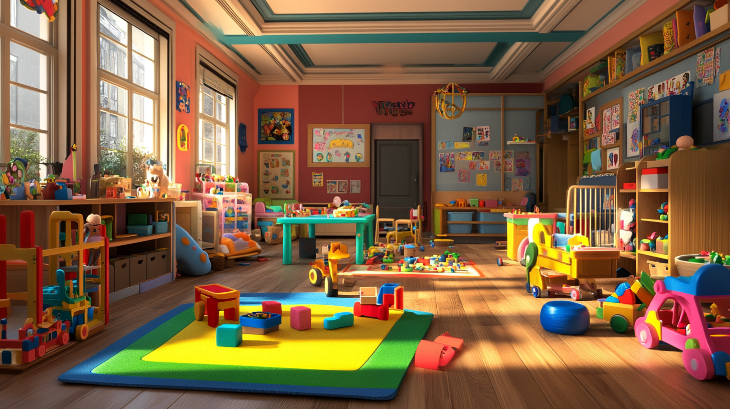 A Colorful Baby Wonderland, Seen From Child's Eyes